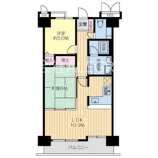 大阪府大阪市東成区大今里西3【マンション】の間取り