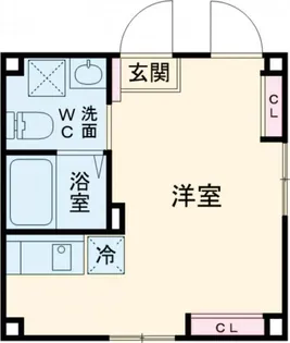リバース笹塚【4階】の間取り