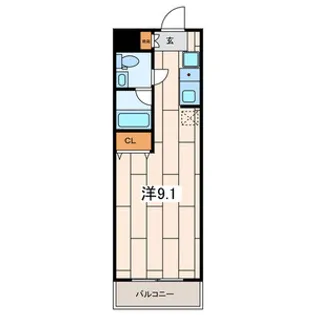 神奈川県川崎市幸区矢上【マンション】の間取り