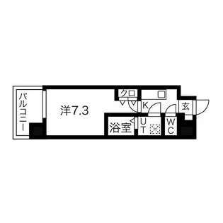 GROOVE今福鶴見【7階】の間取り