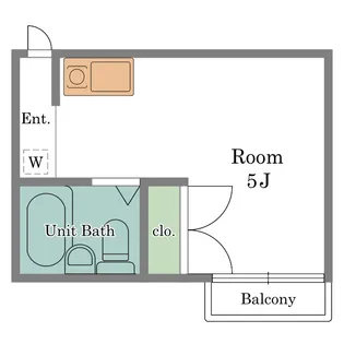 サンパレス【1階】の間取り