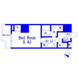 溝口レジデンス【4階】の間取り