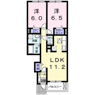 プラティエ【1階】の間取り