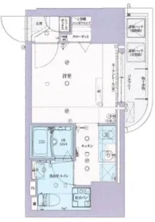 ハウスセゾン新板橋【12階】の間取り