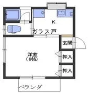 広島県呉市仁方本町2【アパート】の間取り