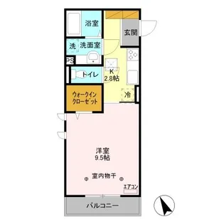 ジュウィール【1階】の間取り