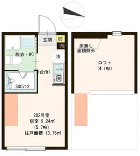 東京都練馬区春日町6【アパート】の間取り