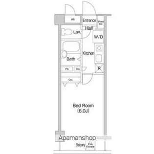 プライムアーバン行徳駅前II【1階】の間取り