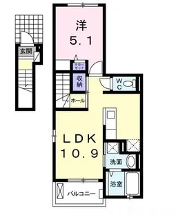 埼玉県志木市柏町5【アパート】の間取り