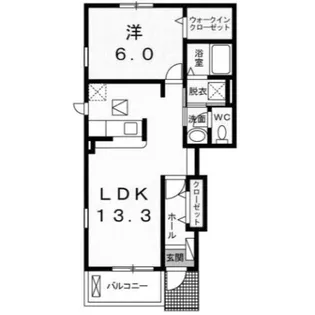 埼玉県加須市花崎【アパート】の間取り