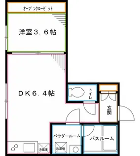 ブライトハウス阿佐ヶ谷【2階】の間取り