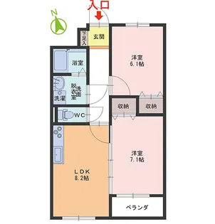 タクミ【3階】の間取り