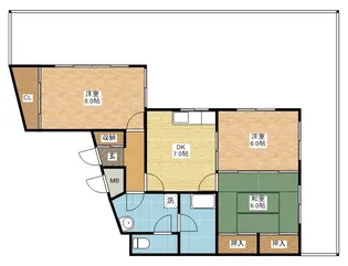 倉田ビル【3階】の間取り