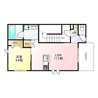 仮称)境2丁目ヘーベルメゾン【3階】の間取り