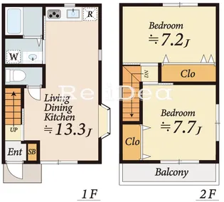 静岡県浜松市中央区雄踏町宇布見【一戸建】の間取り