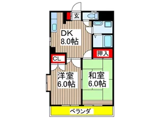 中村ビル【5階】の間取り
