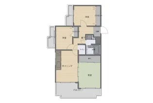 ダイアパレス玉龍高校前 部屋番号:101【1階】の間取り
