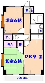 アミュゼ壱番館【3階】の間取り