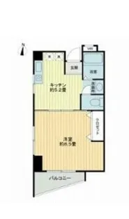 埼玉県越谷市北越谷4【マンション】の間取り