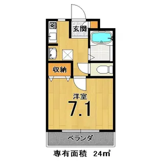 パルシャス深草【2階】の間取り