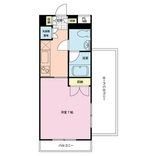 ヴェントラーレ千駄木【3階】の間取り