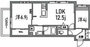 Gran Strada【2階】の間取り