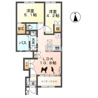 East Hills SEI(イーストヒルズ セイ)【1階】の間取り