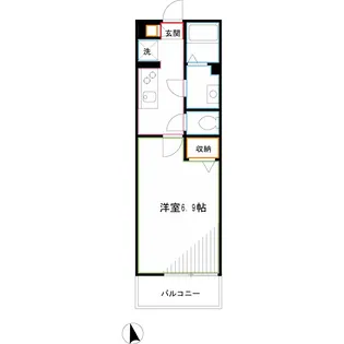 リブリ・三鷹ザ・テラス【1階】の間取り