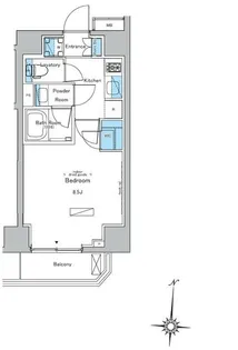 ウィルテラス森下四丁目【5階】の間取り