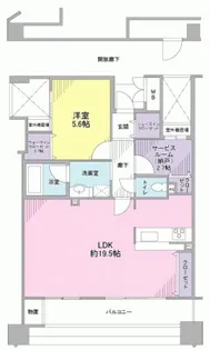 エスパティオ【14階】の間取り