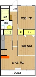 三重県伊勢市田尻町【マンション】の間取り