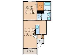 エルメゾンOGURA【1階】の間取り