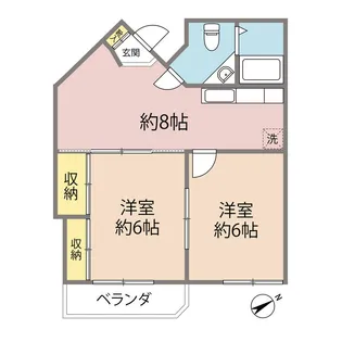 ハイツ白金【3階】の間取り