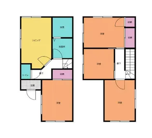 神奈川県横浜市保土ヶ谷区法泉3【一戸建】の間取り