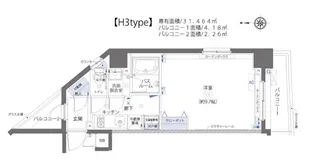ZOOM板橋大山【5階】の間取り