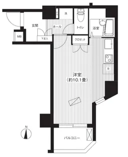 コモード寺山【3階】の間取り