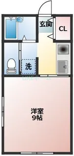 ハイグレードコーポ【1階】の間取り