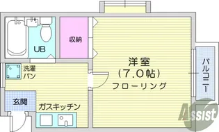 モアクレスト柏木【2階】の間取り