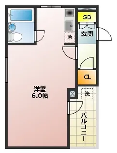 フローラ南長崎【1階】の間取り