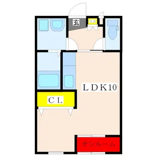 扶桑ホール永利【2階】の間取り