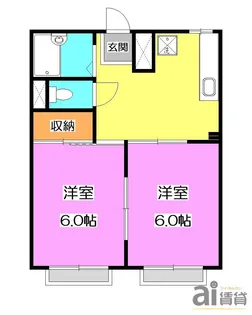 ハンティングヒル【1階】の間取り