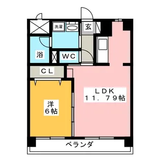 PLAZA COURT【3階】の間取り