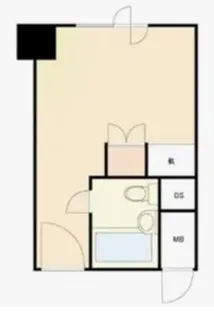 ロータリー大和【7階】の間取り