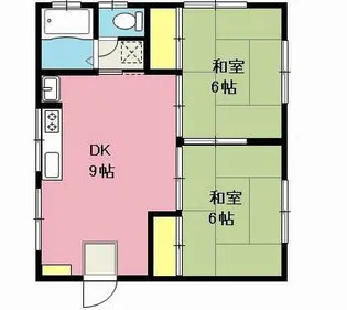 マスダコーポ【1階】の間取り