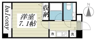 メゾン・ド・ヴィレ駒形【9階】の間取り