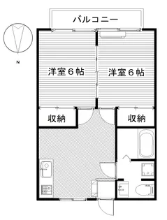 グレースハイム【1階】の間取り