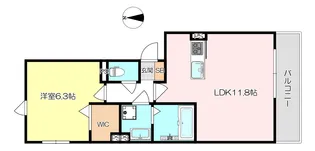 La Maison塚口【2階】の間取り