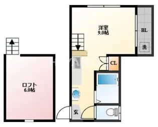 スカイヒルズ緑が丘【1階】の間取り