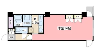 パインベルテ御陵【3階】の間取り