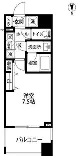 DIPS神楽坂【8階】の間取り